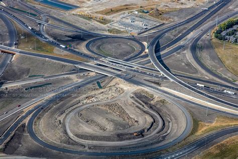 Aerial Photo Southwest Calgary Ring Road