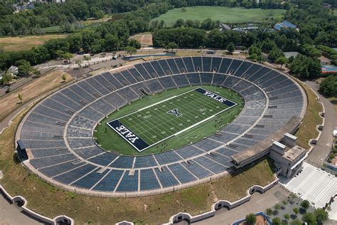 Aerial View Of Yale Bowl Football Stadium At Yale University Photograph