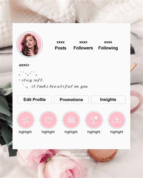 Aesthetic Bio Template