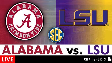 Alabama Vs Lsu Live Score Updates And Highlights News Scores