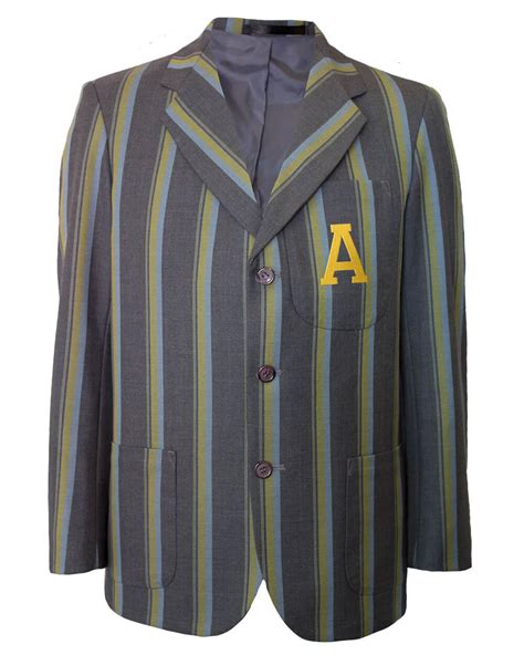 Albert Park Striped Blazer Albert Park College Bob Stewart