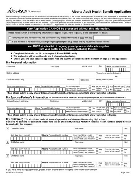 Alberta Adult Health Benefit Palliser Primary Care Network