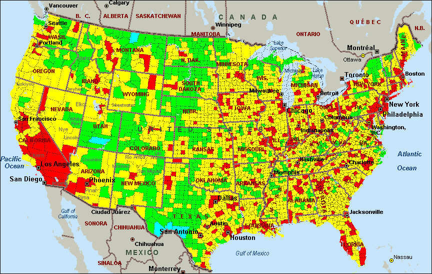 Alberta Air Quality Map