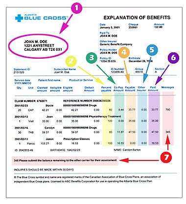 Alberta Blue Cross Individual Plan Members Understanding Your Claim