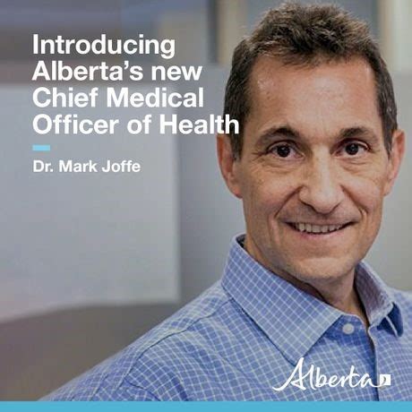 Alberta Chief Medical Officer Of Health On Twitter Dr Mark Joffe