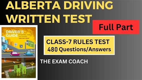 Alberta Driver Test Practice 2024 2024 Ab Permit Practice Test Youtube