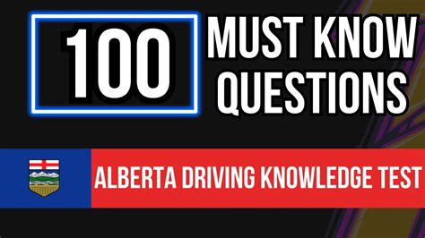 Alberta Driver's Knowledge Test