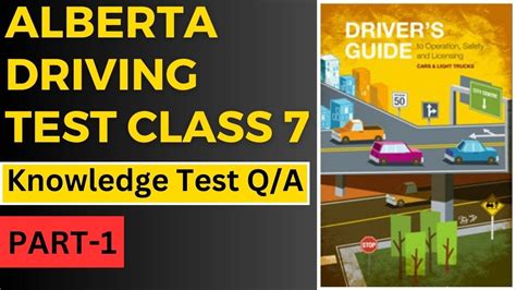 Alberta Driving Practice Test 1 30 Q A Youtube