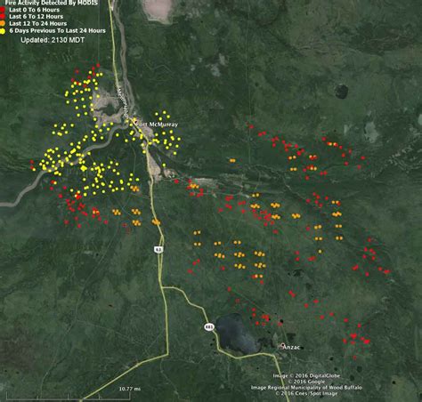 Alberta Fort Mcmurray Fire Continues Spreading Southeast Wildfire Today