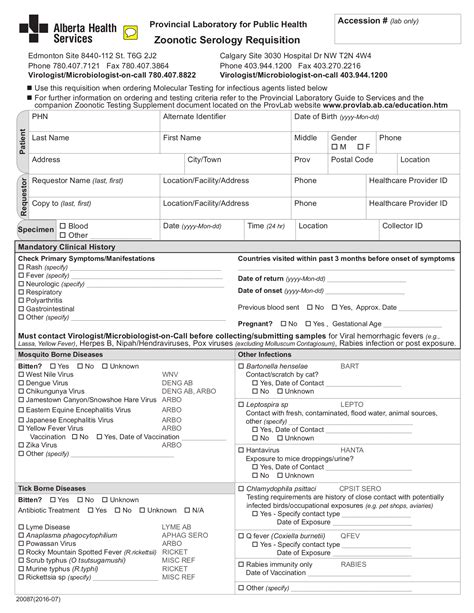 Alberta Health Lab Results