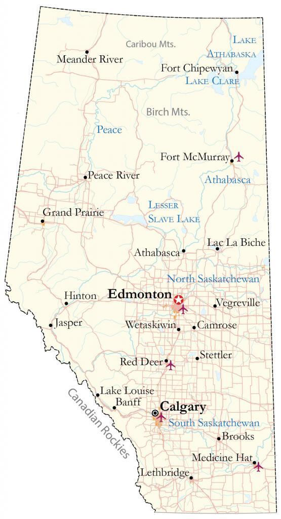 Alberta Map Geography Of Alberta Map Of Alberta Worldatlas Com