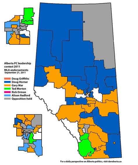 Alberta Mla Map