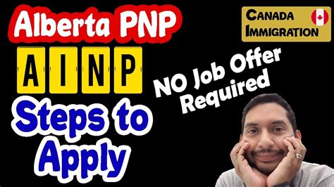 Alberta Pnp How To Apply Alnp Steps To Apply No Job Offer Required