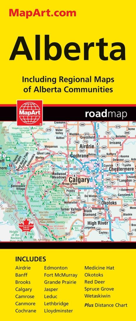 Alberta Road Map Maps Com Com