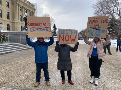 Alberta Sovereignty Act Supporters Opponents Protest Citynews Edmonton