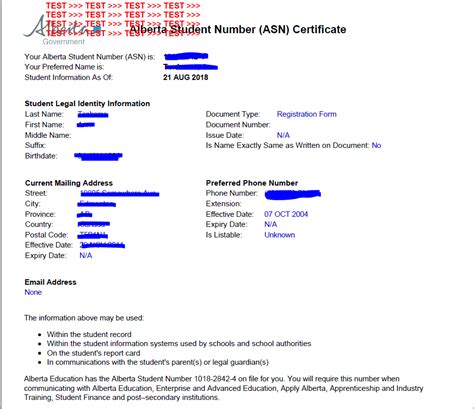 Alberta Student Aid Number