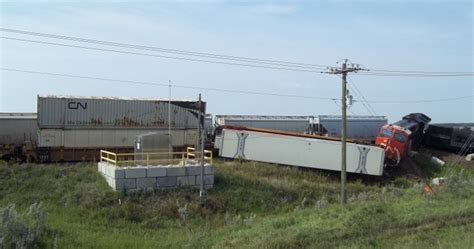 Alberta Train Derailment Impacting Traffic West Of Wainwright