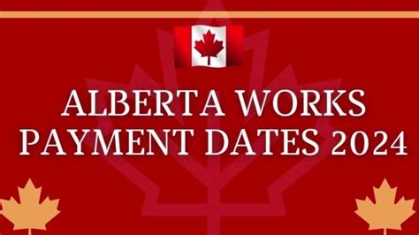 Alberta Works Payment Schedule: Claim Guide