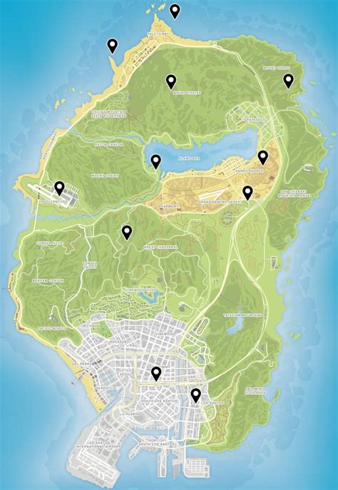 All 11 Secret Locations In Gta 5 Map Guide Gta Xtreme