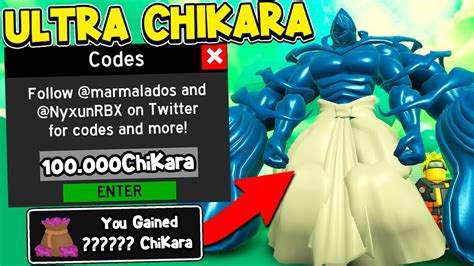 All 14 Secret Chikara Champion Codes In Anime Fighting Simulator