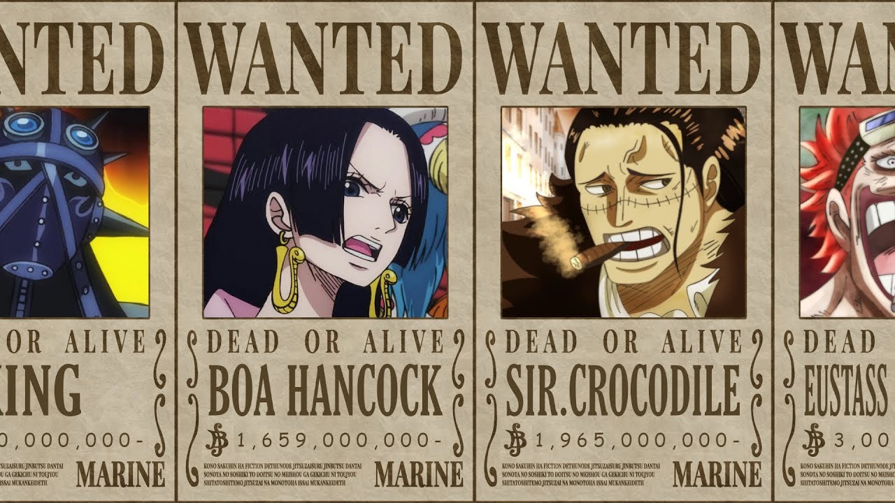 All 173 Bounties In One Piece Explained Youtube