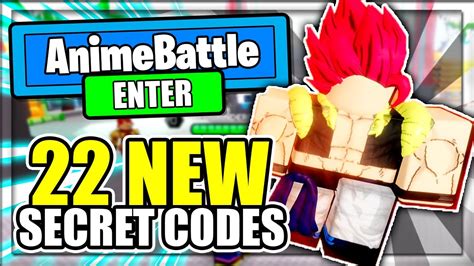 All 22 New Secret Op Codes Anime Battle Simulator Roblox Youtube