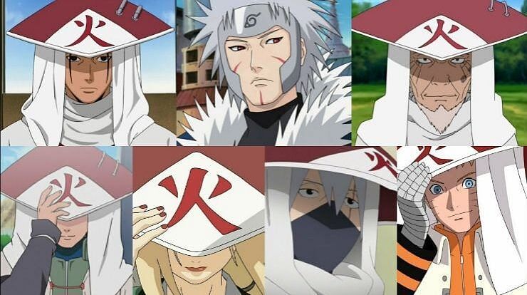 All 7 Hokages Naruto Kakashi Anime Naruto Naruto Teams Naruto Comic