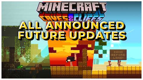 All Announced Upcoming Minecraft Updates Youtube