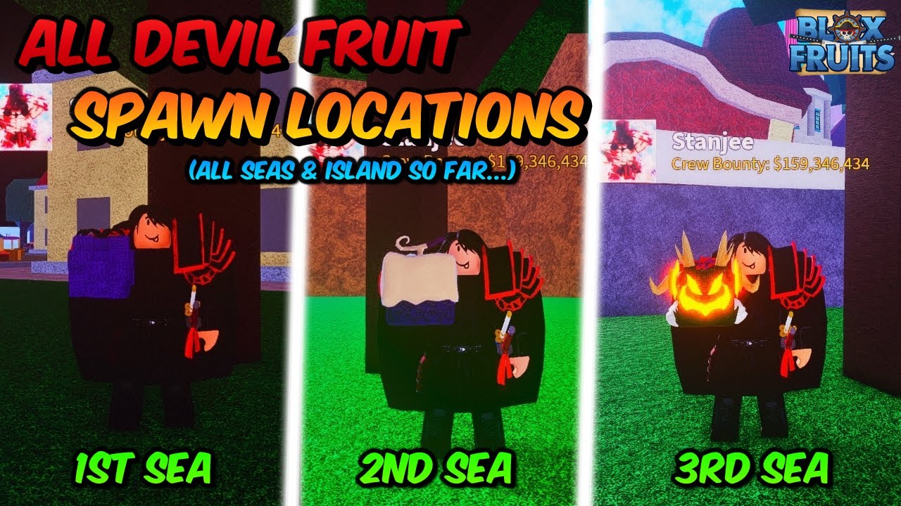 All Fruit Locations In First Sea Blox Fruits How To Find Blox Fruits