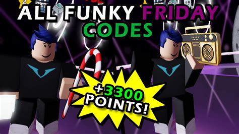 All New Codes In Funky Friday Funky Friday Codes Roblox 2021 Youtube