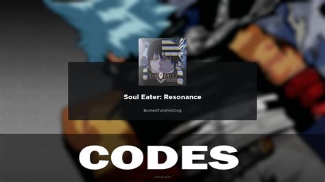 All Roblox Soul Eater Resonance Codes For Free Spins And Stat Resets