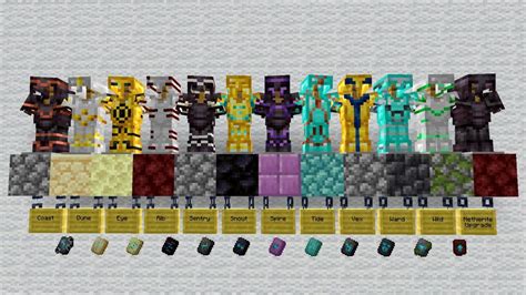 All Trims Minecraft