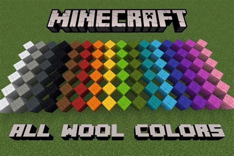 All Wool Colors Minecraft