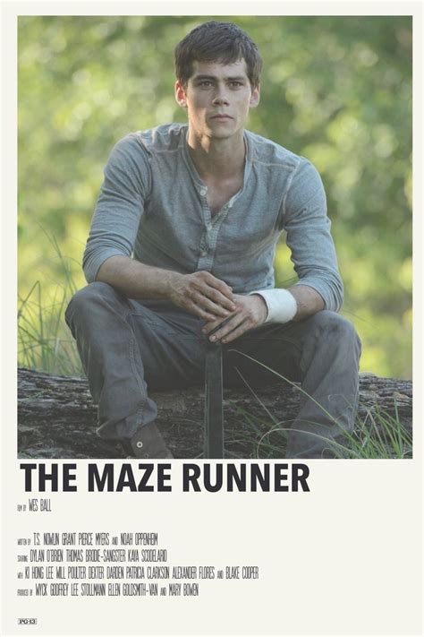 Alternative Minimalist Movie Polaroid Poster The Maze Runner By Priya