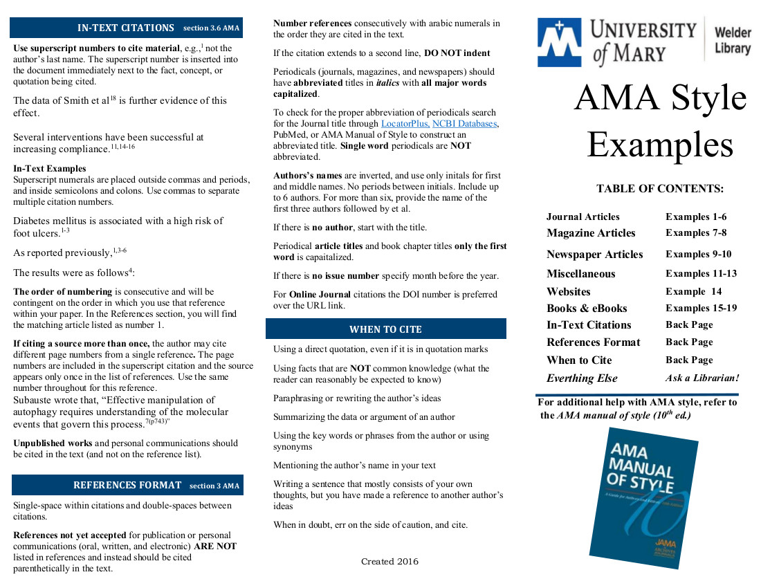 Ama Citation Guide: Format Made Simple