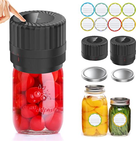 Amazon Com Electric Mason Jar Vacuum Sealer Kit Cordless Mason Jar