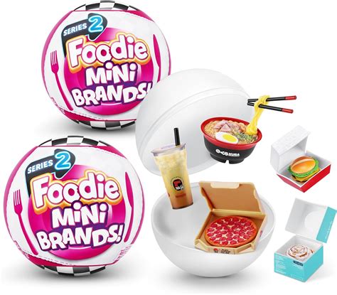 Amazon Com Mini Brands Foodie Series 2 Paquete De 2 Por Zuru Real