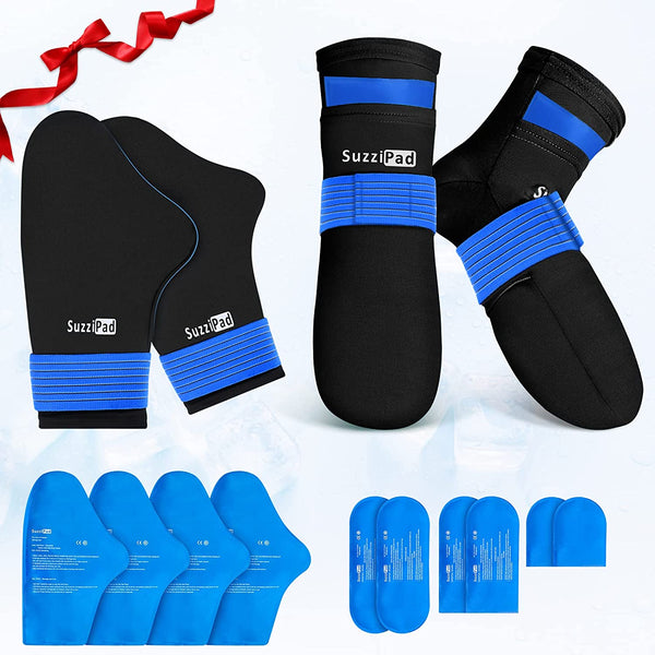 Amazon Com Suzzipad Foot Ice Pack Cold Socks Cold Gloves For