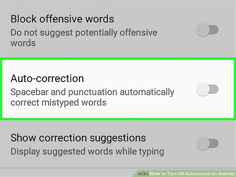 Android Turn Off Autocorrect: Fix Typing Errors