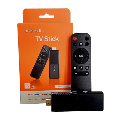 Android Tv Stick Tvr3 With Builtin Chromecast Google Play 4K Ultra