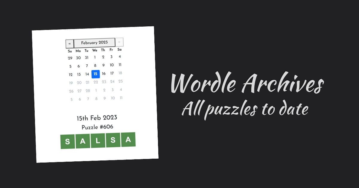 Aneejian Wordle Archives All Puzzles To Date