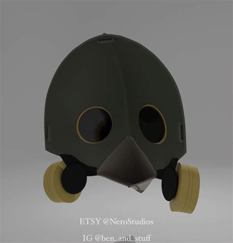 Anime Accurate Violence Mask 3D Model 3D Printable Cgtrader