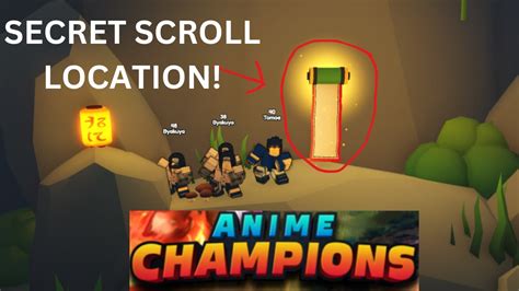 Anime Champions Simulator Secret Scroll Where To Find It Gamezebo