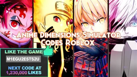 Anime Dimensions Simulator Codes July 2024