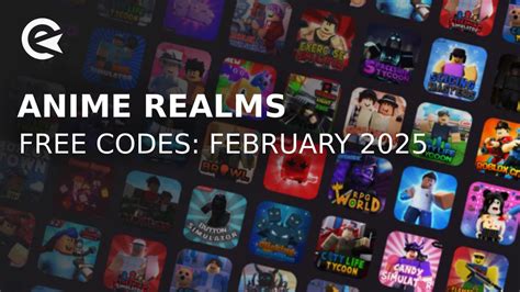 Anime Realms Codes February 2025