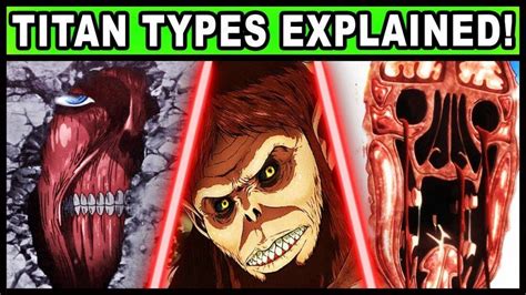 Aot Titans Guide: Mastering All Titan Types