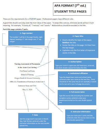 Apa Title Page 8 Examples Format How To Write Pdf