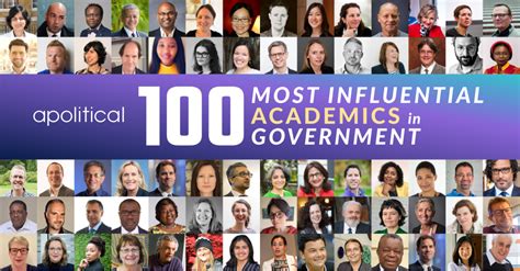 Apolitical S 100 Most Influential Academics In Government