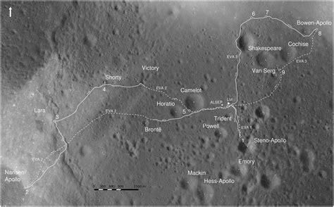 Apollo 17 Mission Map