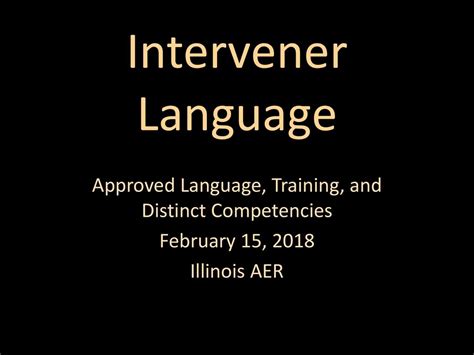 Approved Language Training And Distinct Competencies Ppt Download